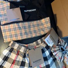 Burberry Set Size 12 Months In Brand New Condition Never Warn Shirt & Skirt Headband Shoes Size 4c Us/Eur 19 Filthy Rich Boys Of Burberry Prep, Burberry Baby Shower Theme, Burberry Baby Boy, Burberry Baby Girl, Matching Sweatsuit, Bodysuit And Skirt, Burberry Shirt, Burberry Shop, Burberry Outfit