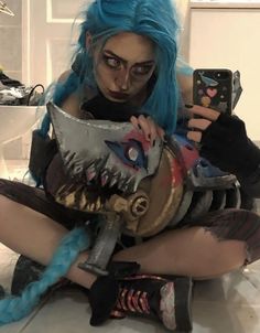 Cosplay Jinx, Vi Cosplay, Halloween Parejas, Hot Costume, Jinx League Of Legends, Halloween This Year