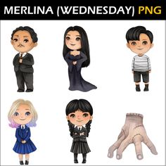 Wednesday Addams Characters png images Morticia Addams Cartoon, Paw Patrol Png, Luca Movie, Wednesday Party, Graphic Design Book Cover, Disney Png, Lucas Movie, Graphic Design Books, Morticia Addams