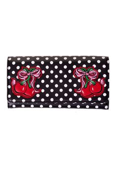 MAIN FABRIC 100%PU LINNING 100%PVC *This item is coming from the warehouse, please allow 2 to 5 days for fulfillment* Polka Dot Background, Quilted Wallet, Online Services, Rockabilly Pin Up, Handbags Designer, Psychobilly, Quality Handbags, Cute Purses, Bifold Wallet