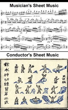 an old sheet music manuscript with chinese characters on it