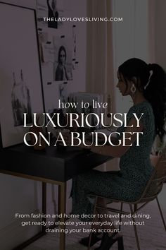 Living elegantly doesn't have to break the bank. With a little creativity, it's possible to live a sophisticated lifestyle on a budget. There are a few simple and effective ways to achieve an elegant lifestyle without sacrificing your financial stability. Click to learn how to live the elegant life you dream of without breaking the bank. === how to live elegantly, how to live elegantly on a budget, elegant life, classy life, how to be elegant aesthetic, elegant lifestyle on a budget Elegant On A Budget Outfits, Bougie Lifestyle Aesthetic, Bossbabe Aesthetic Pictures, How To Live Elegantly, Luxury Lifestyle On A Budget, How To Act Expensive, Simple Elegance Aesthetic, How To Live A Luxurious Life, How To Be Fancy