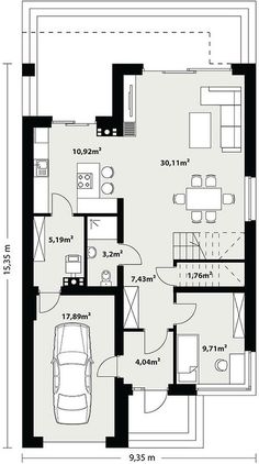 the floor plan for a two bedroom apartment with an attached kitchen and living room area