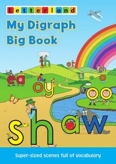 a children's book with the title, my diggraph big book shaw