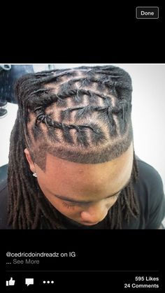 Dope Men Hairstyles Black Man, Braided Dreads Men Dreadlocks, Braided Dreads Men, Men Loc Styles, Braided Dreads, Men Dreadlocks, Dreads Men, Men Dreads, Mens Dreadlock Styles