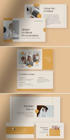 three banners with different colors and shapes for an advertisement or presentation on the same page