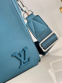 Description L.V Messenger Grain Blue For Men, Bags, Shoulder And Crossbody Bags 11in/28cm LV M59327 Rep 1:1 Size: 28 x 24 x 10 cm / 11 x 9.4 x 3.9 inches (Length x Height x Width) The LV Aerogram Messenger’s minimalist design asserts a maximum of style. Sumptuous is combined with subtle signature touches like a customizable tag recalling the stamps on old-fashioned aerograms. Protected by a flap with precision-cut corners, it’s ideal for carrying a phone, tablet or papers, while the zipped rear Blue Bag With Adjustable Strap, Luxury Blue Pouch Satchel, Designer Blue Shoulder Bag For Business, Luxury Blue Shoulder Bag With Zipper, Blue Luxury Bag With Adjustable Strap, Blue Rectangular Shoulder Bag For Business, Blue Business Bag With Top Carry Handle, Blue Pouch Bag For Business, Business Blue Bags With Top Carry Handle