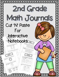 2nd Grade Math Journals for Interactive Notebooks {Common Core Aligned} Math Journal Prompts, Easy Math, Interactive Journals, Math Instruction