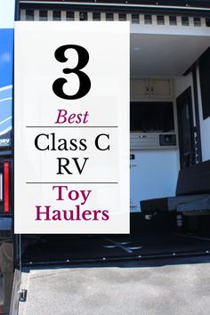 the best class c rv toy haulers for kids and adults in their own home