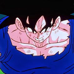 an animated image of gohan from dragon ball