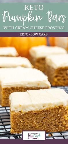 Keto Pumpkin Bars