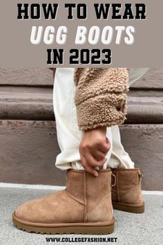 Ugg Ankle Boots Outfit, How To Wear Ugg Boots, Outfit Ugg Boots, Mini Ugg Outfit, Ugg Mini Outfit, Outfits With Ugg Boots, How To Wear Uggs, How To Style Uggs, Ugg Boots Outfit Winter