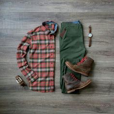 American Eagle Outfits Men, Chinos Men Outfit, Chinos Men, Clothes Combinations, Flannel Outfit, Style Flannel, Fall Winter Style, American Eagle Outfits