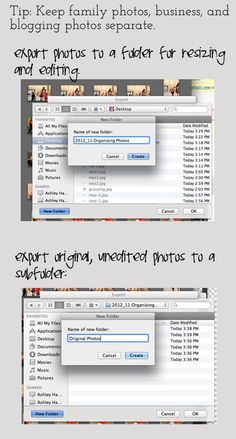 two screens showing the different types of web pages and how to insert them into each page