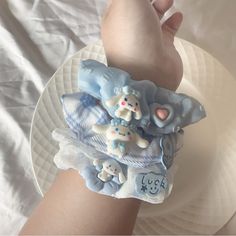 Set Of 3 Brand New With Package Handmade Styles May Vary Cinnamon Roll Merch, Baby Blue Aesthetic, Easy Hairstyles For Long Hair, Eye Makeup Art, Pinterest Outfits, Diy Crafts For Gifts, Cute Little Things, Handmade Fashion, Blue Aesthetic