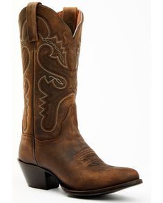 Dan Post Women's 12" Western Boots Resistol Hats, Classy Cowgirl, Women's Booties, Twisted X Boots, Womens Cowgirl Boots, Stetson Hat, Dan Post, Chocolate Leather, Western Design