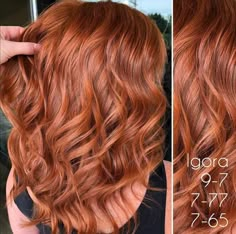 Cobre igora 9-7 + 7-77 + 7-65 Copper Hair Formula Igora, Igora Royal Formulas Copper, Copper Highlights On Brown Hair, Hair Color Wheel, Balayage Hair Copper, Copper Hair Dark, Red Hair With Highlights