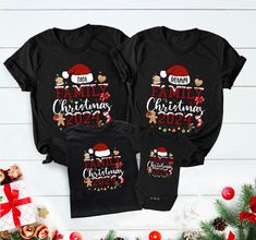 Custom Family Christmas 2024 Shirt, Funny Family Christmas TShirt, 2024 Tee, Custom Family Matching, Family Christmas Santa Tee This holiday season, add a touch of humor and togetherness to your celebrations with our Custom Family Matching Christmas Shirts. These shirts don't just make you look good; they also carry funny sayings that are sure to bring smiles to the faces of women, men, toddlers, moms, and dads alike 😊  Welcome to our shop, Rose Tees Design. We hope you enjoy shopping and browsing through our fun selection of t-shirts. We try out best to provide the best quality for our customers and value your satisfaction before anything else. We hope to make you happy and bring more joy to Etsy, while keeping our values high as a small business. 😊 We all hope you have a nice day. Than Christmas Shirt Ideas Family, Christmas Shirt Designs, Family Christmas Tshirt, Family Christmas Sweaters, Personalized Christmas Shirts, Santa Tee, Holiday Inspo, Matching Christmas Shirts, Circuit Ideas