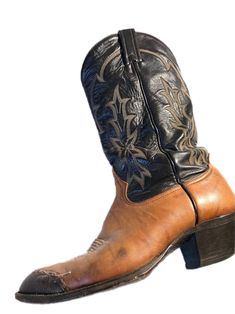 The Ferarri of western boots! Quite the heel as well! Size 9 1/2 (stretched out and fit a little bigger). Laid flat, measured in inches: Bottom sole: 10.5” Boot Width: 4”Heel: 2” All Prices in USD. FREE SHIPPING to the U.S.A. + CANADA Buy now and your item(s) will be shipped tracked within 1 day of purchase.We try to be as transparent as possible with any potential flaws in the photos. Please use the zoom feature for more details. However it is important to note that all items are used/vintage and may show signs of wear. We will not offer refunds or returns on any of our used/vintage items.@shopglorydays on all social media!🛍 Www.glorydaysfinegoods.com 📬All sales final.All items ship tracked.All measurements laid flat, without stretch.Additional duties and taxes may apply. Cowboy Boots Vintage, Boots Vintage, Tony Lama, Leather Cowboy Boots, 1 Day, Western Boots, Cowboy Boots, Buy Now, Vintage Items