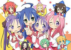 PRICES MAY VARY. Title: Wall Station Lucky Star Customized 20x14 inch Silk Print Poster/Wallpaper Great Gift. Product Type: Categories > Wall Art > Posters & Prints Lucky Star Anime, Sailor Fuku, Circus Characters, Toro Inoue, Kagamine Rin And Len, Colorful Tapestry, Star Character, Card Captor, Star Wallpaper