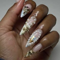 Nails Aesthetics, Stilleto Nails Designs, Fairy Wallpaper, Spring Acrylic Nails, Hard Nails, Minimal Nails, Work Nails