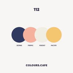 three circles with the words colours cafe on them