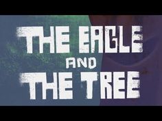 the eagle and the tree logo on a blue background with white text that reads,'the eagle and the tree '