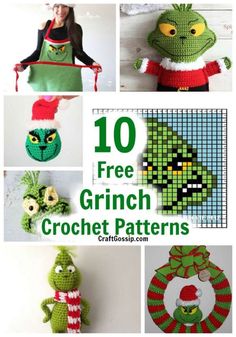 10 free crochet patterns for christmas