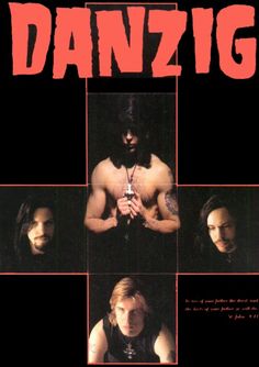 the poster for danzig