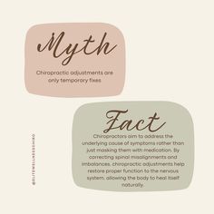 ⚠️ADJUSTMENTS ARE ONLY TEMPORARY⚠️ F A L S E ‼️ At Elite Wellness Chiropractic, we utilize a postural weighting system post adjustment that helps our patients hold their adjustment until we see them next. The Pettibon Weighting System is designed to complement chiropractic adjustments by providing consistent traction and corrective forces to the spine. By incorporating specific exercises and traction protocols, it helps to stabilize and support the adjustments made during chiropractic s... Chiropractic Post Ideas, Chiropractor Adjustment, Myth Fact, Chiropractic Posters, Doula Content, Chiropractic Assistant, Webster Technique Chiropractic, Chiropractic Infographic, Chiropractic Art