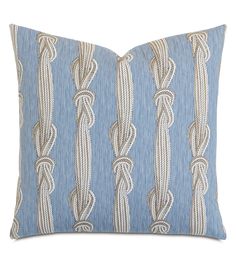 Miramar Miramar Nautical Decorative Pillow Eastern Accents Size: 22X22 Coastal Bedding Sets, Nautical Bedding, Nautical Accessories, Coastal Bedding, Boat Decor, Yacht Racing, Nautical Flags, Knot Pillow, Silk Floral Arrangements