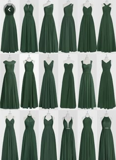 the different types of dresses are shown in this diagram, and each has their own name