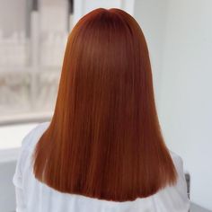 Straight Ginger Hair, Straight Red Hair, Red Hair Inspiration, Redken Hair Color, Redken Hair Products, Wella Hair, Hair Color Auburn