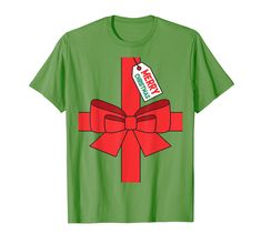 PRICES MAY VARY. Funny Christmas Present Costume T-Shirt. Great for Christmas Holiday Party with the family, Office Party, Teacher, School Party and Christmas plays. Excellent last minute costume for Christmas Party. Funny gift idea for all kids, mom, dad, teachers kindergarten, preschool, school, work or team. Great for a funny holiday family photo on Thanksgiving, Christmas, and New Years. Funny stocking stuffer for kids, men and women. Lightweight, Classic fit, Double-needle sleeve and bottom Dress Like A Present, Christmas Present Diy, Christmas Present Costume, Funny Diy Costumes, Present Costume, Funny Christmas Presents, Christmas Parade Floats, Funny Stocking Stuffers, Diy Christmas Presents