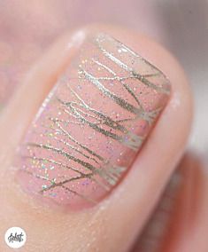 Jelly Nails, Nail Designs Glitter, Sparkly Nails, Fabulous Nails, Glitter Nail Art, Fancy Nails, Creative Nails, Manicure E Pedicure