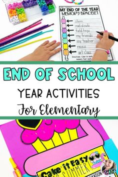 the end of school year activities for elementary