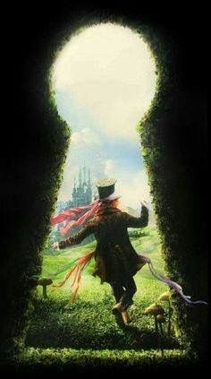 the movie poster for alice and the wonderland