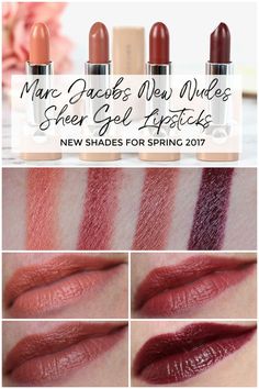 New Shades of Marc Jacobs New Nudes Sheer Gel Lipstick - Perilously Pale Hey Stranger, Gel Lipstick, Makeup Shades, Marc Jacobs Beauty, Neutral Makeup, May Day, High End Makeup, Lipstick Swatches, Happy Skin