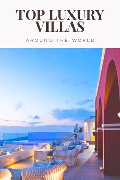 the cover of top luxury villa around the world