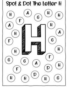 the letter h is for spot and dot