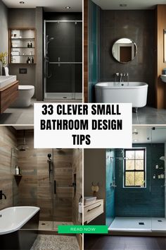 bathroom design tips for small bathrooms