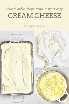 how to make fresh, easy, and super easy cream cheese recipe for desserts