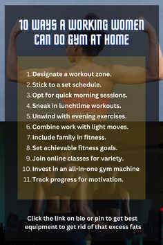 the top 10 ways to work women can do gym at home - info on how to get fit