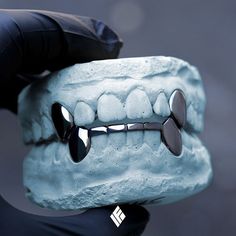 Canine Grillz, Diamond Grillz, Gold Grillz, Black Gold Jewelry, Tooth Gem, Gold Teeth, Teeth Jewelry