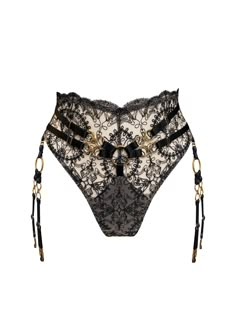 The Cymatic High Waist Thong is designed to elongate your figure, sitting high on the leg this style is sure to impress. Featuring overlaid strap details and an abundance of gold components, this opulent style can be paired with the Cymatic Garters, or detach the suspender straps for a sleek look. Details: Cymatic – visualising sound with embroidery Bespoke Swiss embroidered tulle in classic Black Recycled tulle in a step towards sustainability Signature satin elastic strapping 4 suspender strap Figure Sitting, Sleek Look, Classic Black, Bespoke, High Waist, Fashion Inspo