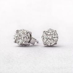 Beautiful earrings crafted in 18K white gold with diamonds that looks like a pair of solitaire warrings. Metal : 18K White Gold Gold Purity : 18K Gold Purity Mark : 750 Hallmark : BIS Width : 6.5mm Earrings weight : 2.05 grams Diamond Weight : 0.75 cts. Diamond Color : IJ Diamond Clarity : SI Diamond Grading Report : SGL Platinum Chain, Love Band, Custom Ring Designs, Wedding Jewelry Earrings, Mens Pendant, Earring Crafts, Platinum Ring, Diamond Color, Diamond Clarity