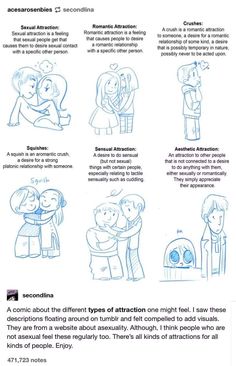 an info sheet describing different types of affection