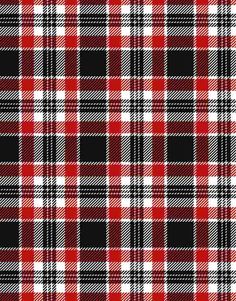 a red and white plaid fabric pattern