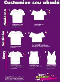 the instructions for how to make a t - shirt