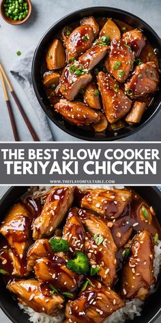 the best slow cooker teriyaki chicken recipe is ready in less than 30 minutes